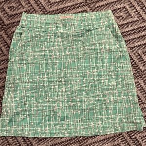 NWTs Sport Haley Spring XS Green Skort with matching attached spandex shorts